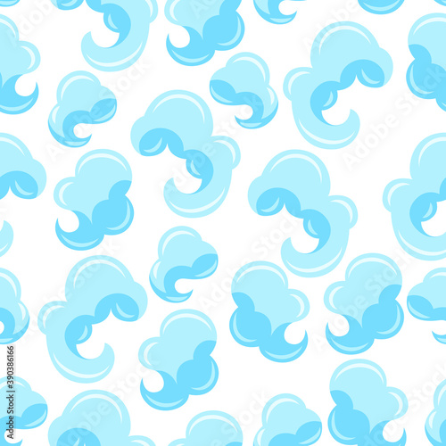 Seamless pattern with cloud.