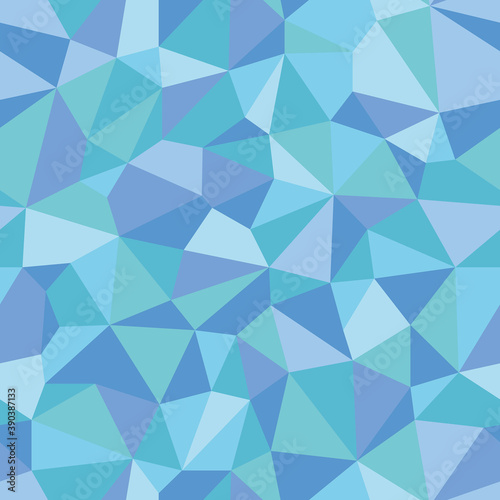 Vector abstract polygonal cold pattern. Seamless pattern can be used for wallpaper, pattern fills, web page background, surface textures.