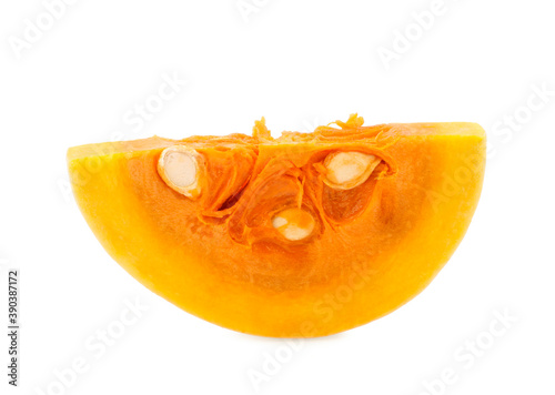 Butternut squash isolated on white background