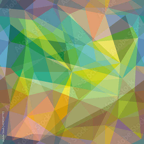 Vector abstract polygonal colorful pattern. Seamless pattern can be used for wallpaper, pattern fills, web page background, surface textures.
