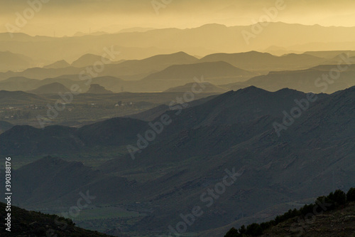 Berglandschaft in Andalusien