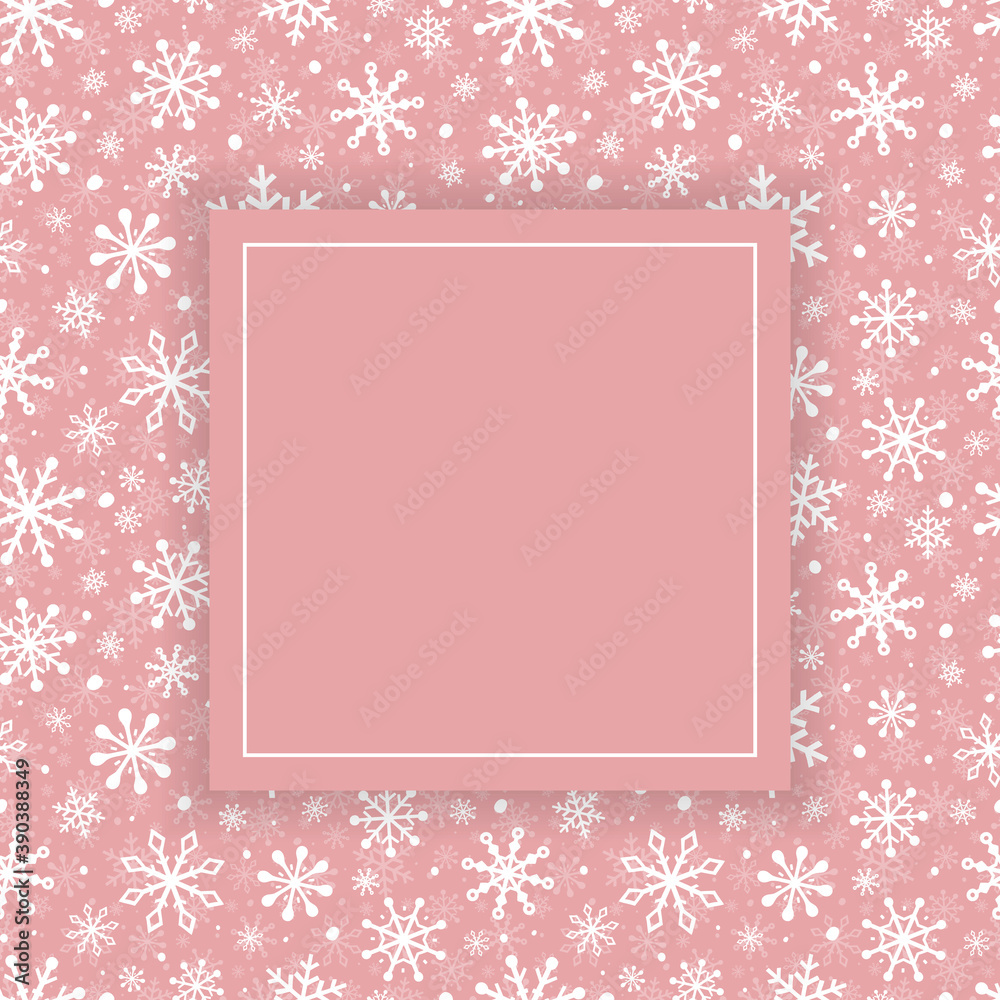 Christmas card with snowflakes. Xmas background. Vector Christmas card with snowflakes. Xmas background. Vector
