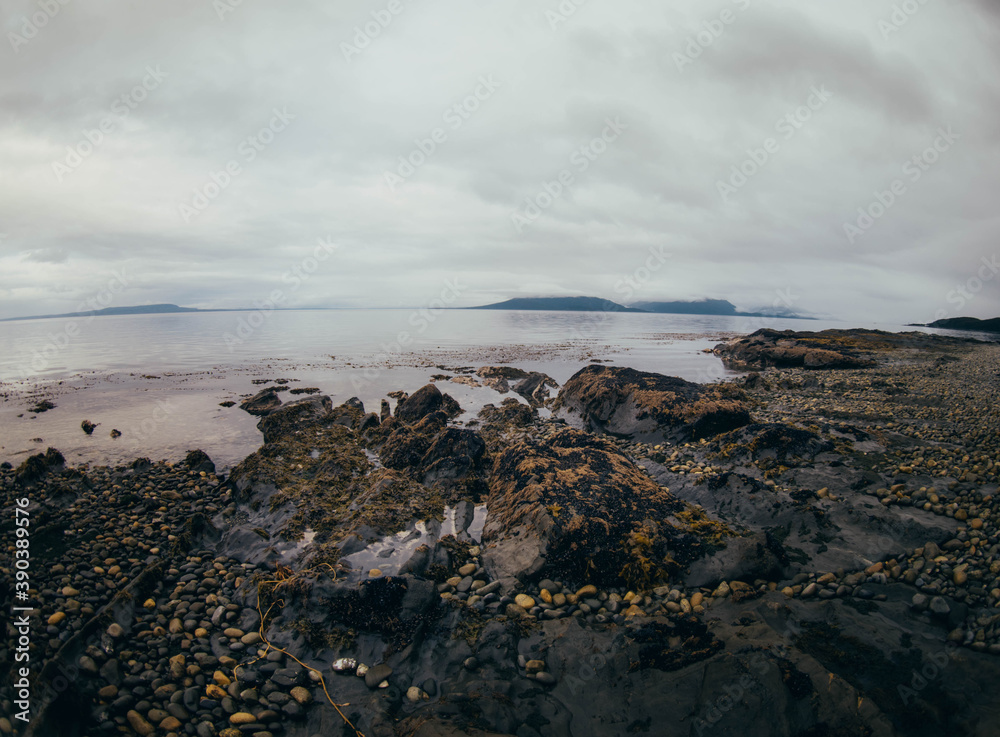 Strait of Magellan in South America Strait of Magellan in South America