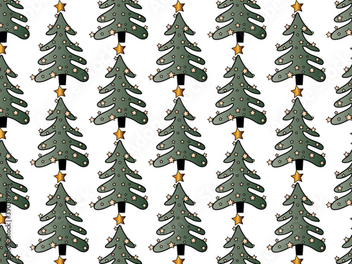 Decorations, gifts, holidays, Christmas, Santa , Wallpaper, gift paper, wall mural