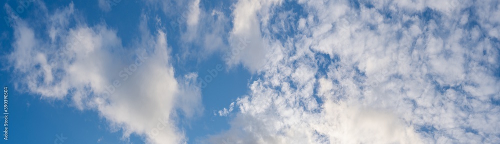 Fototapeta premium white clouds on blue sky background