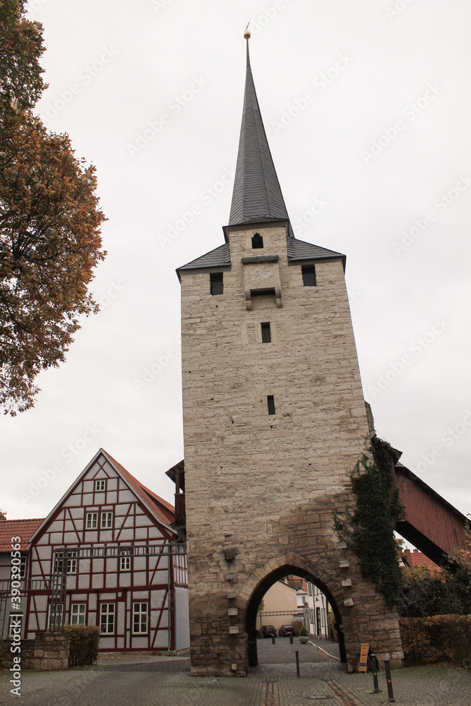 Bad Langensalza; Mittelalterlichers Klagetor (Feldseite)