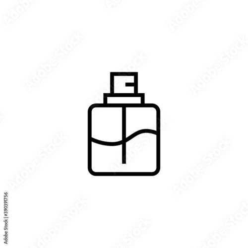 Cologne Spray Icon  in black line style icon, style isolated on white background