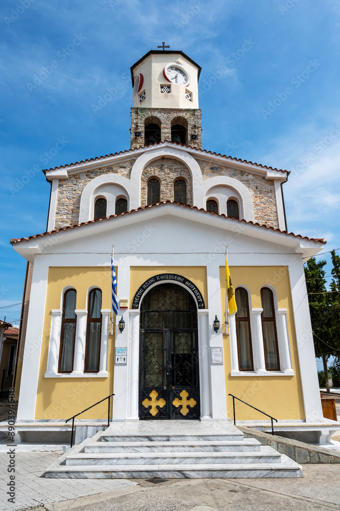 Orthodox Church at old town in Kavala, Greece