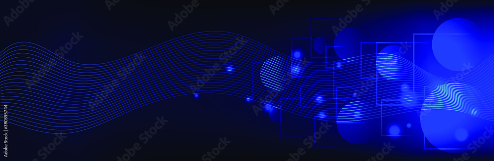 blue abstract geometric background. Shining frames, circles. Vector illustration. blue abstract geometric background. Shining frames, circles. Vector illustration.