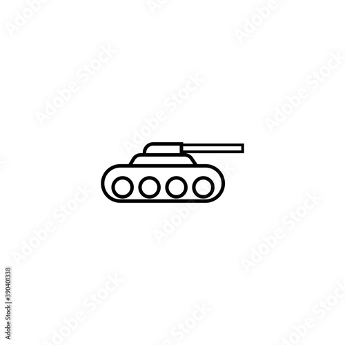 Military tank icon