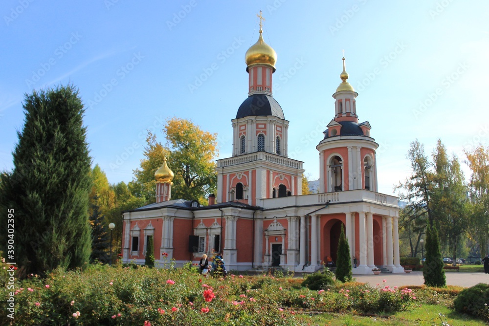 Old beautiful Orthodox church. Russia.