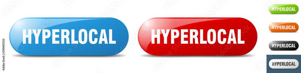 hyperlocal button. key. sign. push button set hyperlocal button. key. sign. push button set