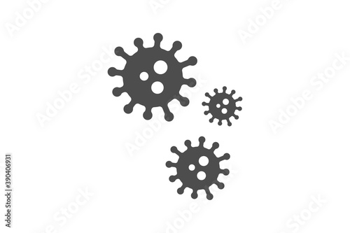 Corona virus icon simple design