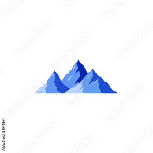 mountain vector illustration for an icon  symbol or logo