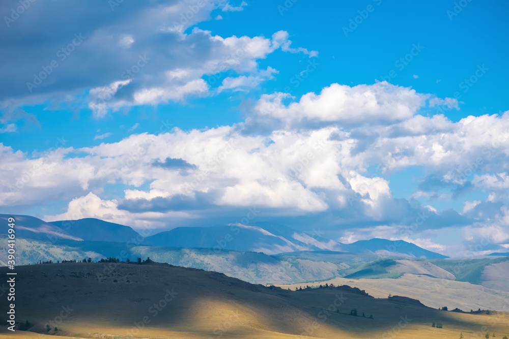 Altai mountains with cloudy skies. Altai mountains with cloudy skies.