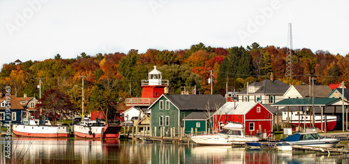 Nautical village in Two Rivers, WI