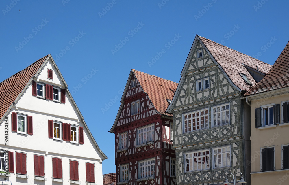 Fototapeta premium Fachwerk in Vaihingen an der Enz
