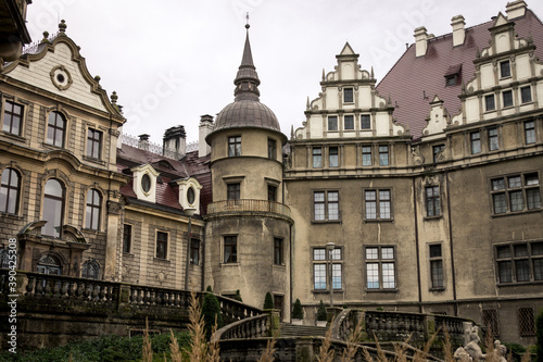 Moszna castle - real view - zamek moszna 