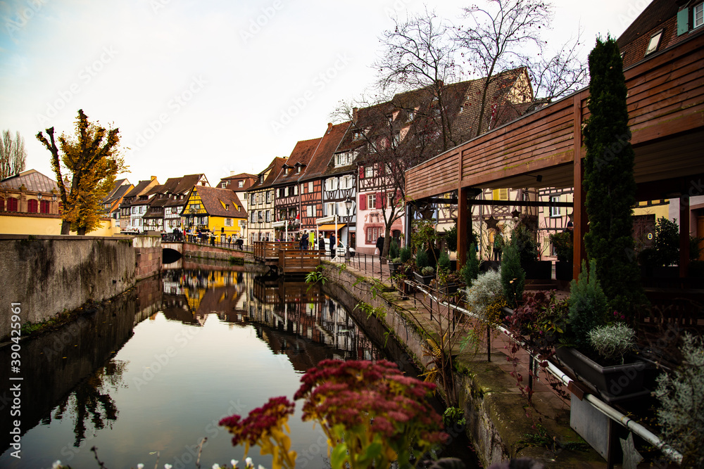 The beautiful streets of Colmar. France. The beautiful streets of Colmar. France.