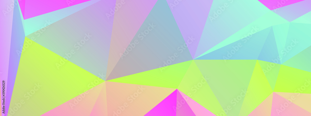 Obraz premium Abstract Color Polygon Background Design, Abstract Geometric Origami Style With Gradient. Presentation,Website, Backdrop, Cover,Banner,Pattern Template