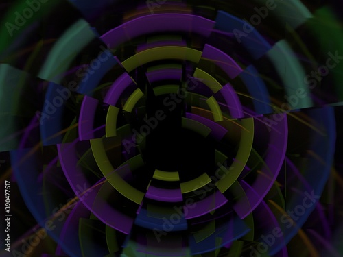 Imaginatory fractal background Image