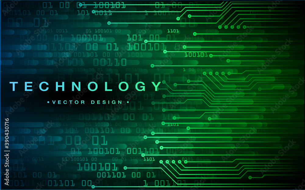 cyber circuit future technology concept background