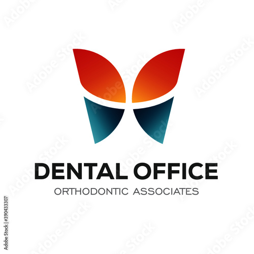 Dental Clinic Logo Design Dentist Logo Tooth abstract Linear Dentist stomatology