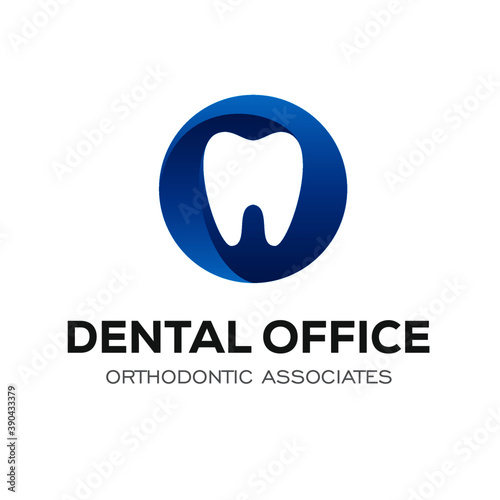Dental Clinic Logo Design Dentist Logo Tooth abstract Linear Dentist stomatology
