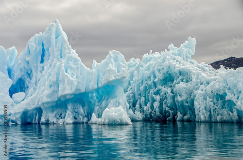 Iceberg with whimsical shapes