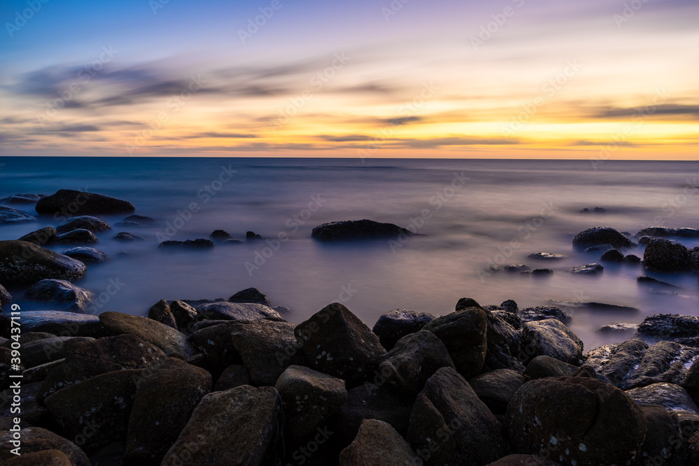 Obraz premium sunset on the beach