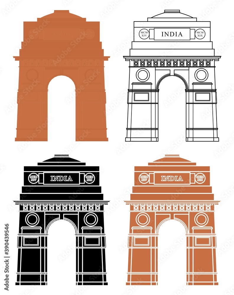 Fototapeta premium India Gate in New Delhi.