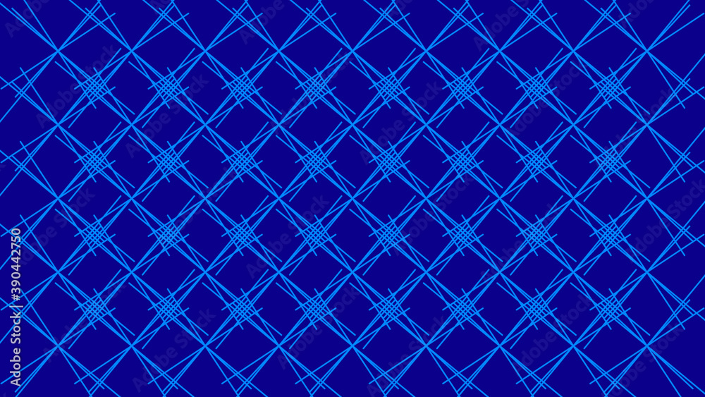 Crossing lines on blue background. Creative line pattern structure Crossing lines on blue background. Creative line pattern structure