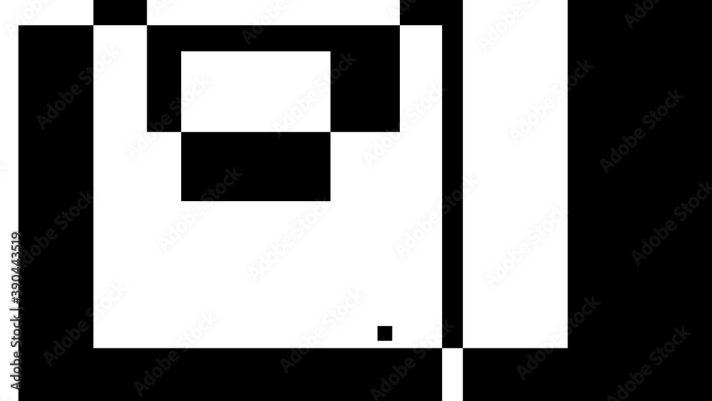 Minimalistic geometric layout concept with multi-size black and white rectangles Minimalistic geometric layout concept with multi-size black and white rectangles