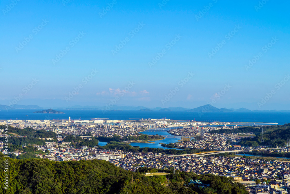 Fototapeta premium 岩国市眺望