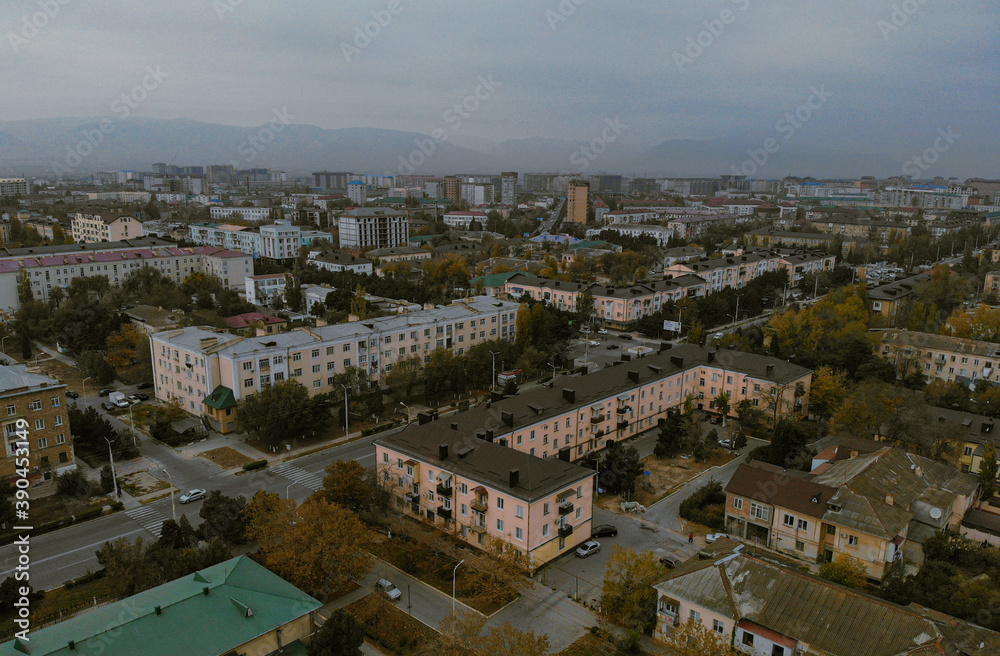 Kaspiysk, panorama of the city