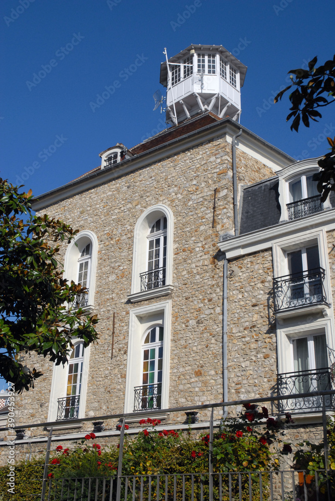 Ville de Villiers-sur-Marne, maison au Belvédère (musée municipal Emile Jean fondé en 1973), département du Val-de-Marne, France Ville de Villiers-sur-Marne, maison au Belvédère (musée municipal Emile Jean fondé en 1973), département du Val-de-Marne, France
