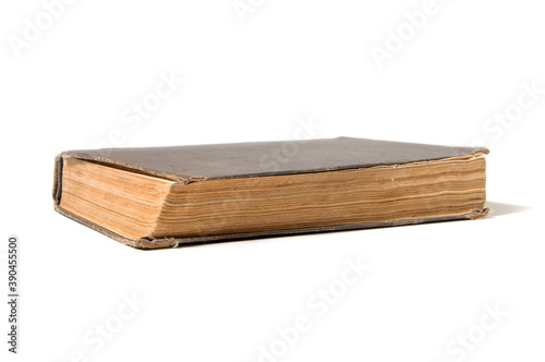 Old book isolated on a white background