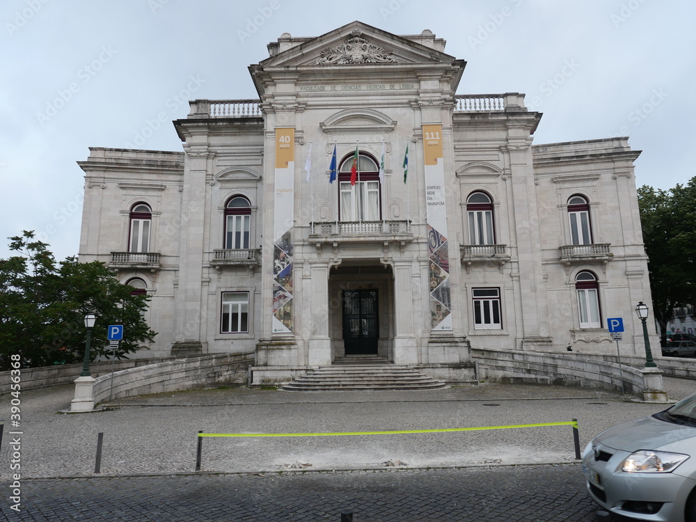 the entrance to the city hall country Lisbon