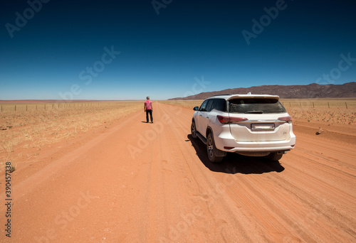 Adventure in the desert, Namibian landscape © forcdan