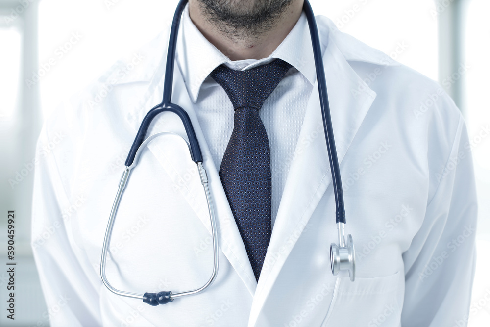 Doctor working in hospital patient consultation Doctor working in hospital patient consultation