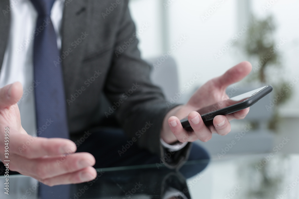The manager works in the office The manager works in the office