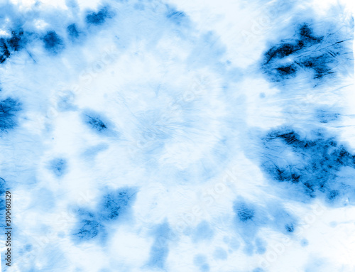 Indigo Tie Dye. Color Dyed Patterns. Hippie Swirl 