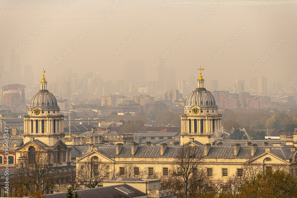 View over Greenwich University, London