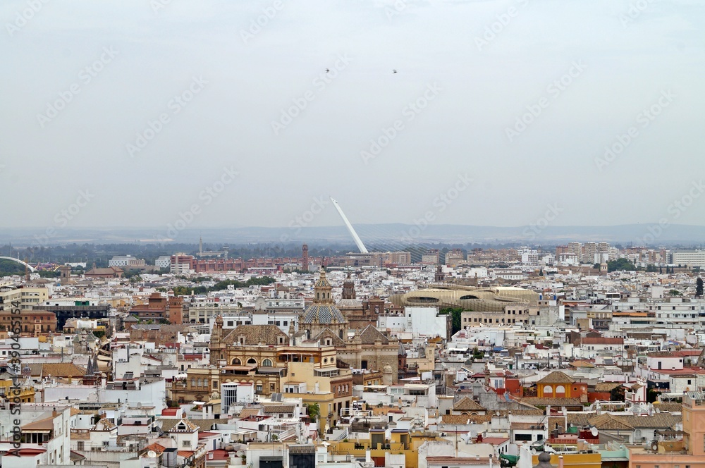 Vista panorâmica da cidade de Sevilha / Espanha