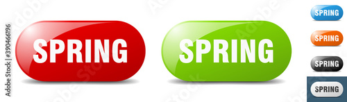 spring button. key. sign. push button set
