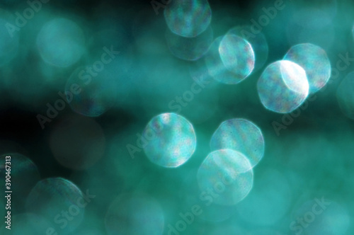 Bokeh of lights. Abstract blurry background.