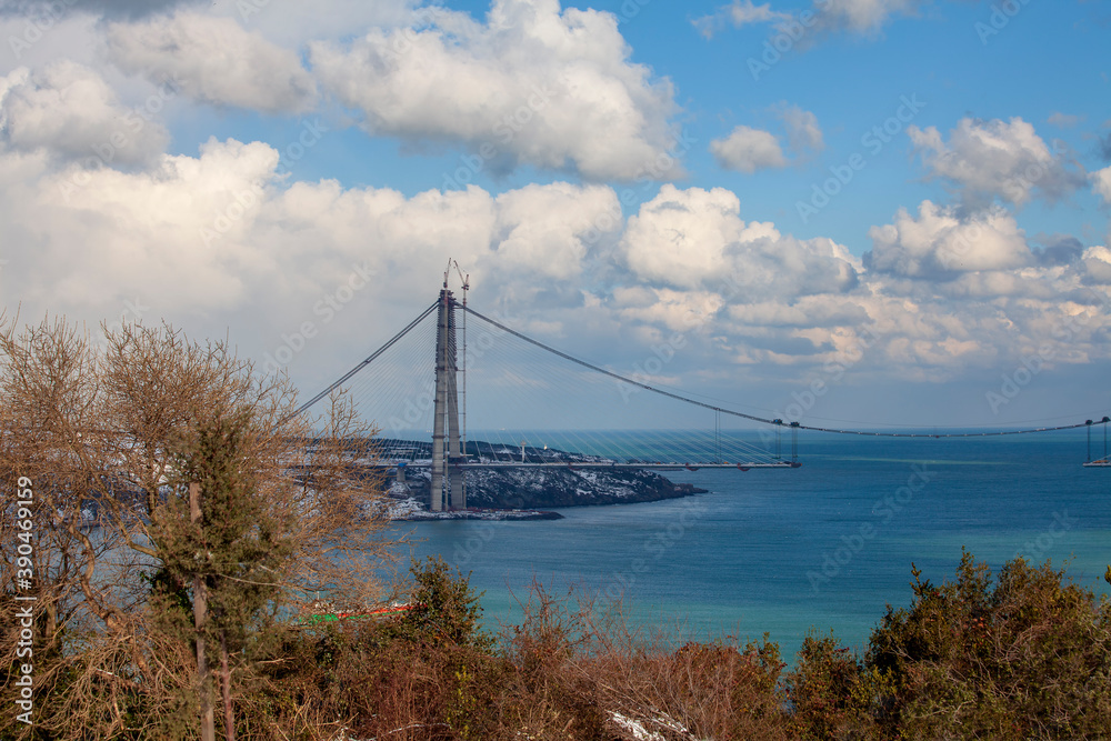 Istanbul 3rd Bosphorus Bridge Construction (Yavuz Sultan Selim Bridge) Istanbul 3rd Bosphorus Bridge Construction (Yavuz Sultan Selim Bridge)
