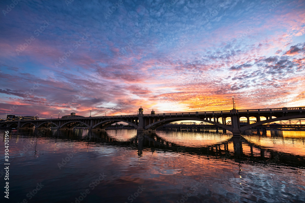 Sunset over the Water