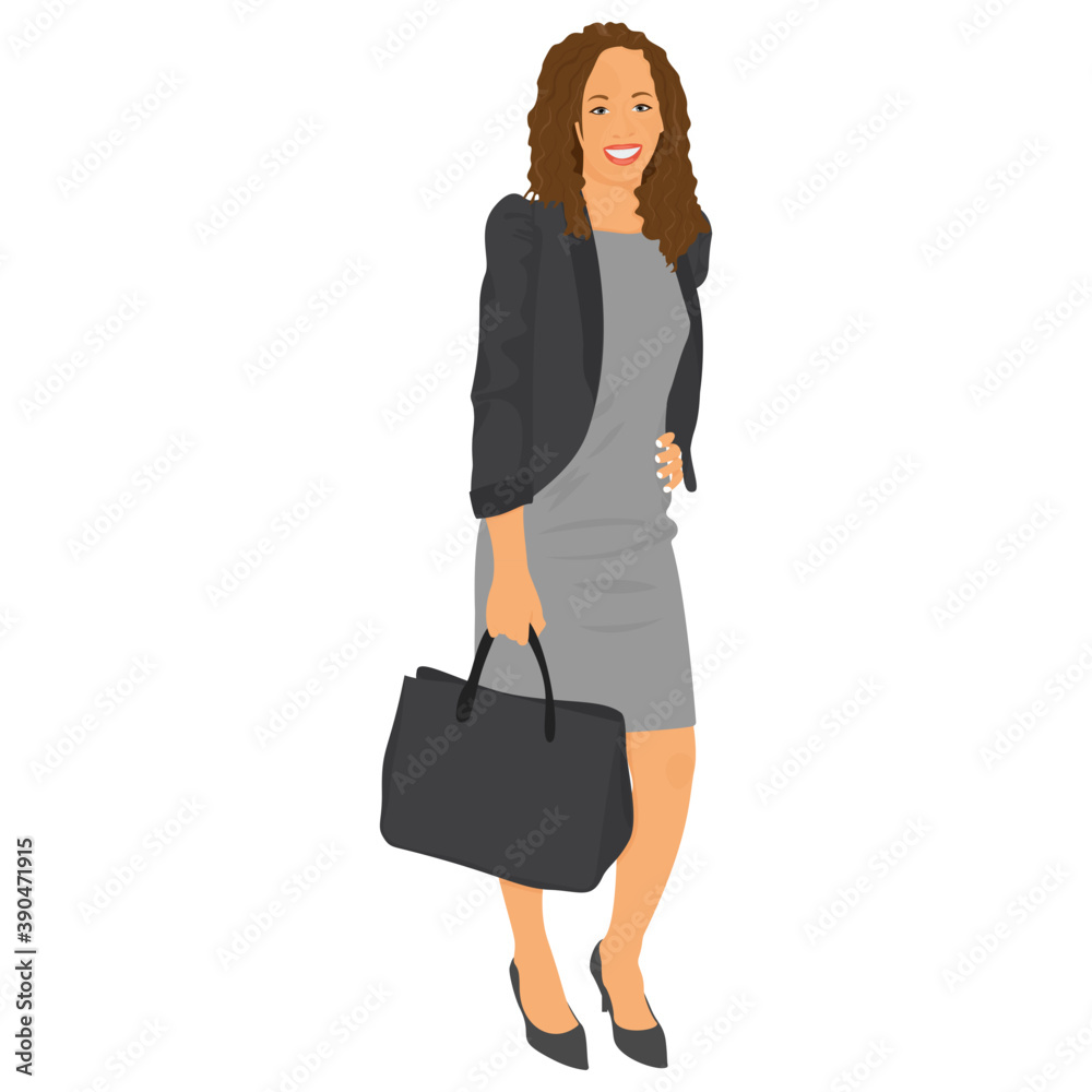 Smiling female business leader posing
Smiling female business leader posing