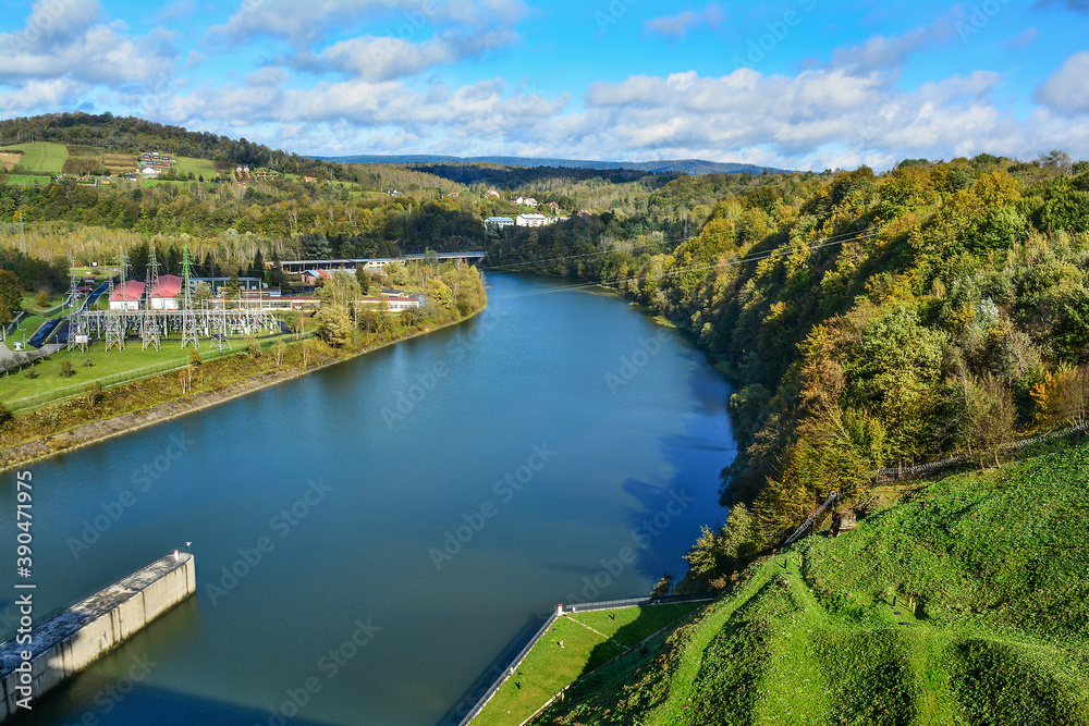 Hydroelectric power plant in Solina, Poland Hydroelectric power plant in Solina, Poland